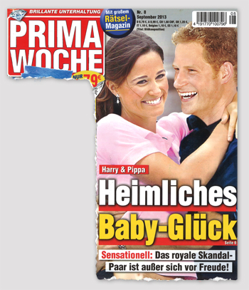 Harry & Pippa - Heimliches Baby-Glück - Sensationell: Das royale Skandal-Paar ist außer sich vor Freude!