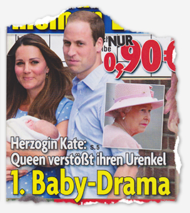 Herzogin Kate: Queen verstößt ihren Urenkel! - 1. Baby-Drama