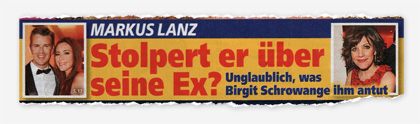 Markus Lanz - Stolpert er über seine Ex? Unglaublich, was Birgit Schrowange ihm antut