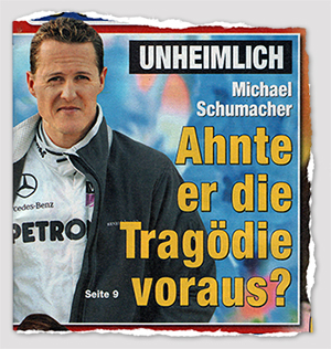 Unheimlich - Michael Schumacher - Ahnte er die Tragödie voraus?