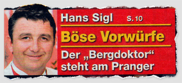 Hans Sigl - Böse Vorwürfe - Der "Bergdoktor" steht am Pranger